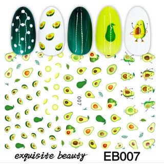 Sticker nail , dán móng tay hình quả - mã EB