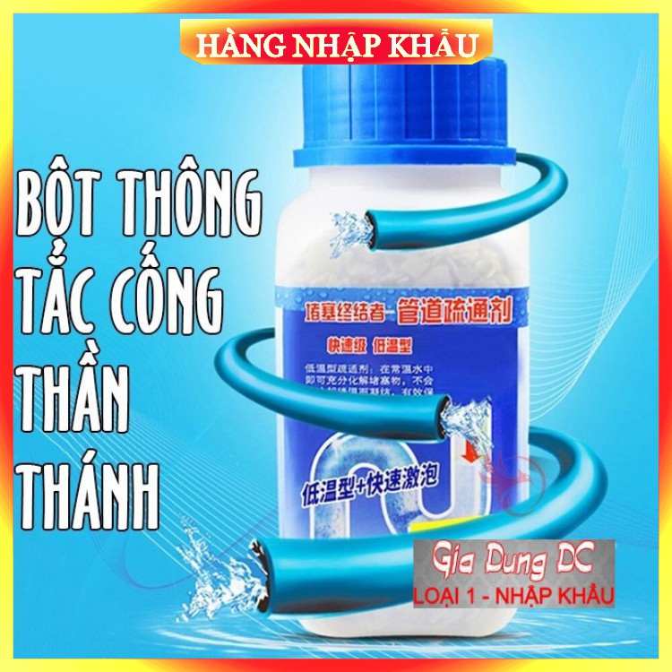 [Hàng Xịn - Loại 1] Bột thông tắc cống bồn cầu thần thánh, siêu gói thuốc cho đường ống