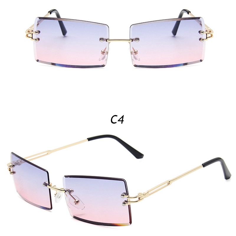 Kính Mát Gọng Vuông Chống Tia Uv Thời Trang Cho Nữ