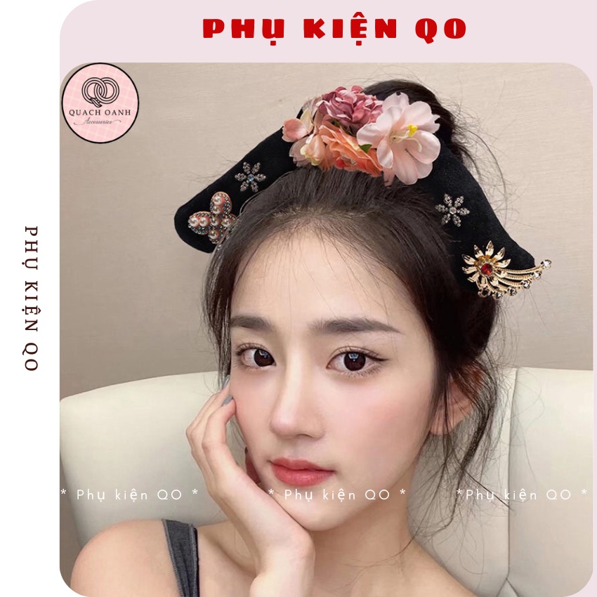 Bờm cài tóc Cách Cách Nương Nương , bờm quý phi phong cách Trung Hoa BOM66
