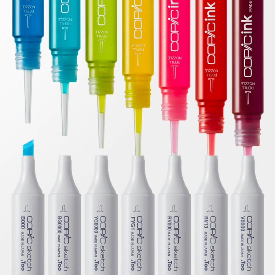 Mực Copic Ink cho bút marker số lượng một cây bổ sung mực cho dòng màu