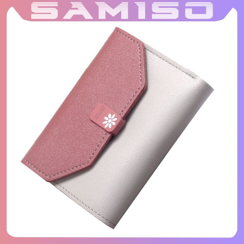 Ví nữ ngắn đẹp cầm tay mini nhỏ gọn bỏ túi nhiều ngăn dễ thương NG36 | BigBuy360 - bigbuy360.vn