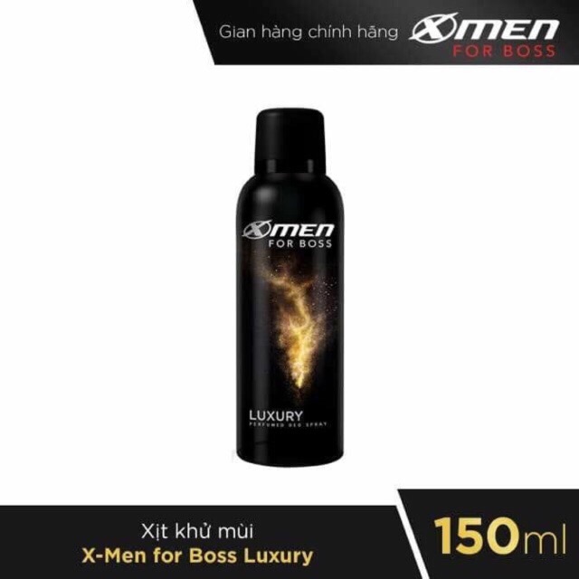 Xịt khử mùi X-Men for Boss intense 150ml