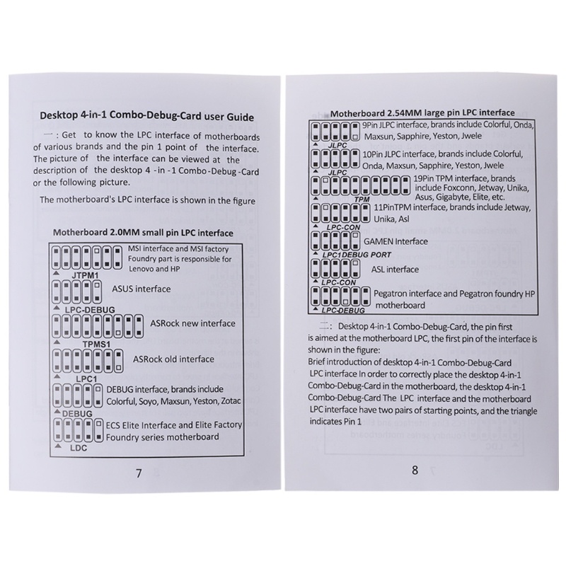 Thiết bị phân tích chẩn đoán khử lỗi biểu thị LED cổng PCI-E 4 trong 1 cho bo mạch chủ PC