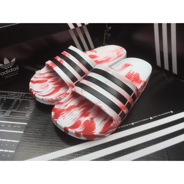 ff DÉP ADIDAS DURAMO SLIDE CHÍNH HÃNG - FULL BOX . [ SALE ] . . 🌟 2020 . [ NEW 2020] ! A232 1 m HOT ⁹