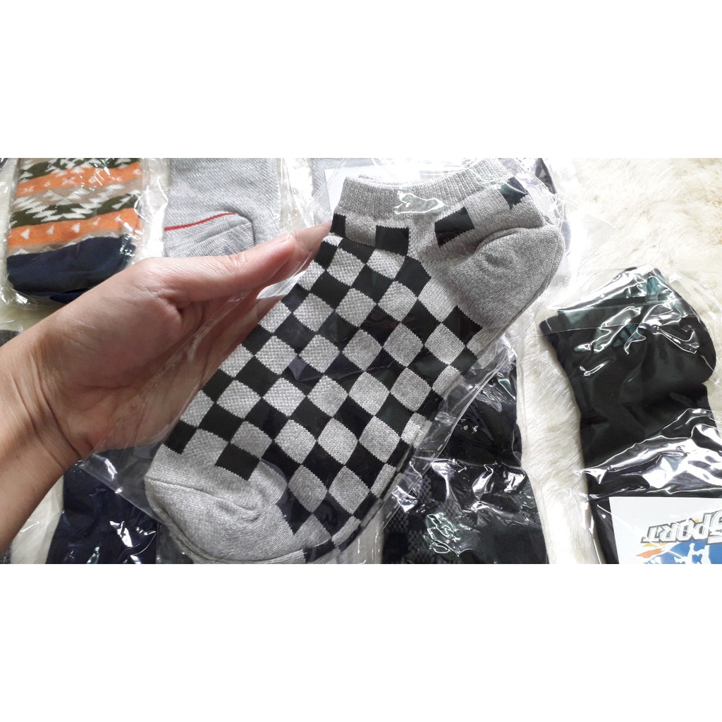 Tất nam, vớ nam cổ ngắn nhiều màu mã JG cotton thoáng mát chất tất đẹp giá rẻ