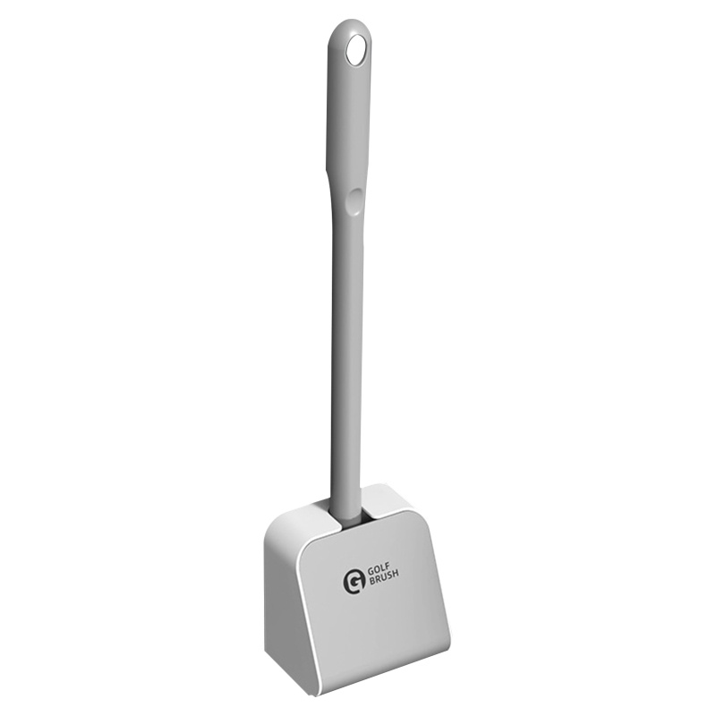 Bàn Chải Vệ Sinh Toilet Bằng Silicone Cán Dài Chống Rò Rỉ Tiện Dụng