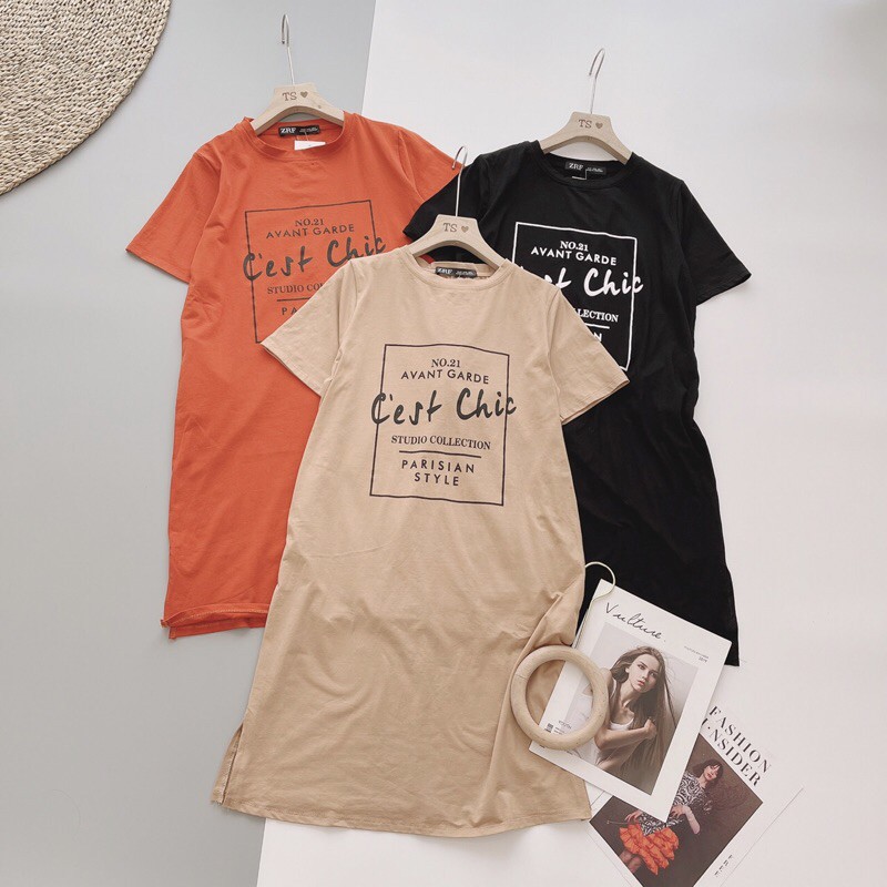 VÁY SUÔNG COTTON NỮ CÓ TÚI BASIC CỰC HOT DK44 | BigBuy360 - bigbuy360.vn