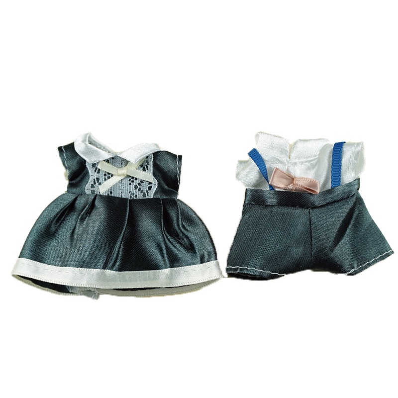 Đồ Chơi Gia Đình Thỏ Mặc Đầm 9 Kiểu Trang Phục Búp Bê Tỷ Lệ 1/12