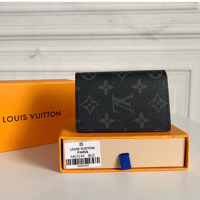 Sẵn sàng giao hàng Chủ thẻ mới của Louis Vuitton LV dành cho nam có hộp M63144
