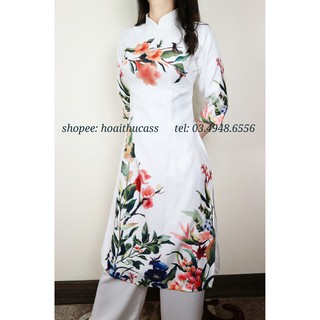 ÁO DÀI CÁCH TÂN GẤM MÃ SP CG22