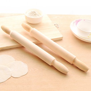 Cây lăn bột bằng gỗ có tay cầm 40cm