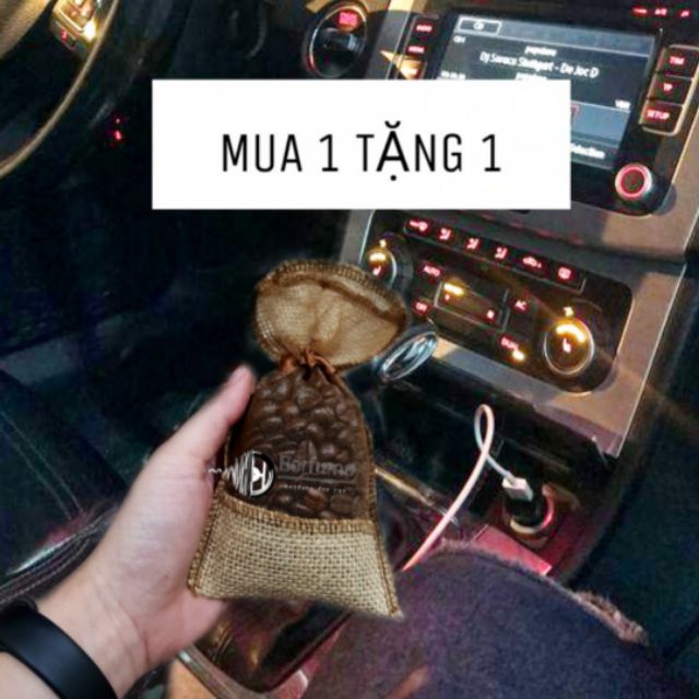 Combo 3 túi thơm cà phê + bã cà phê
