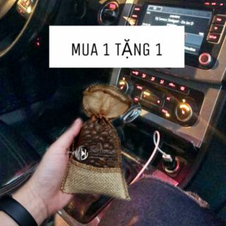 Combo 3 túi thơm cà phê + bã cà phê