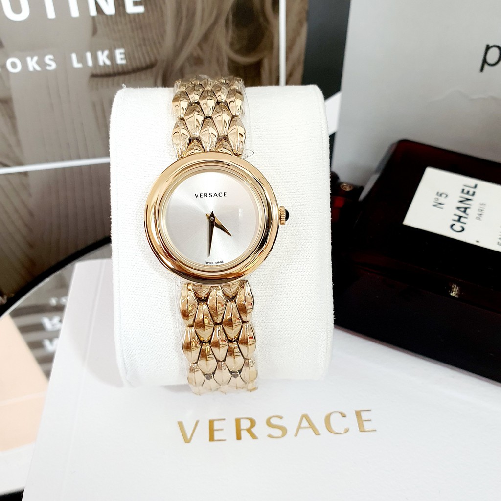 Đồng hồ nữ chính hãng Versace V-Flare VEBN00718 - Máy Quartz Pin Thụy Sĩ - Kính Sapphire