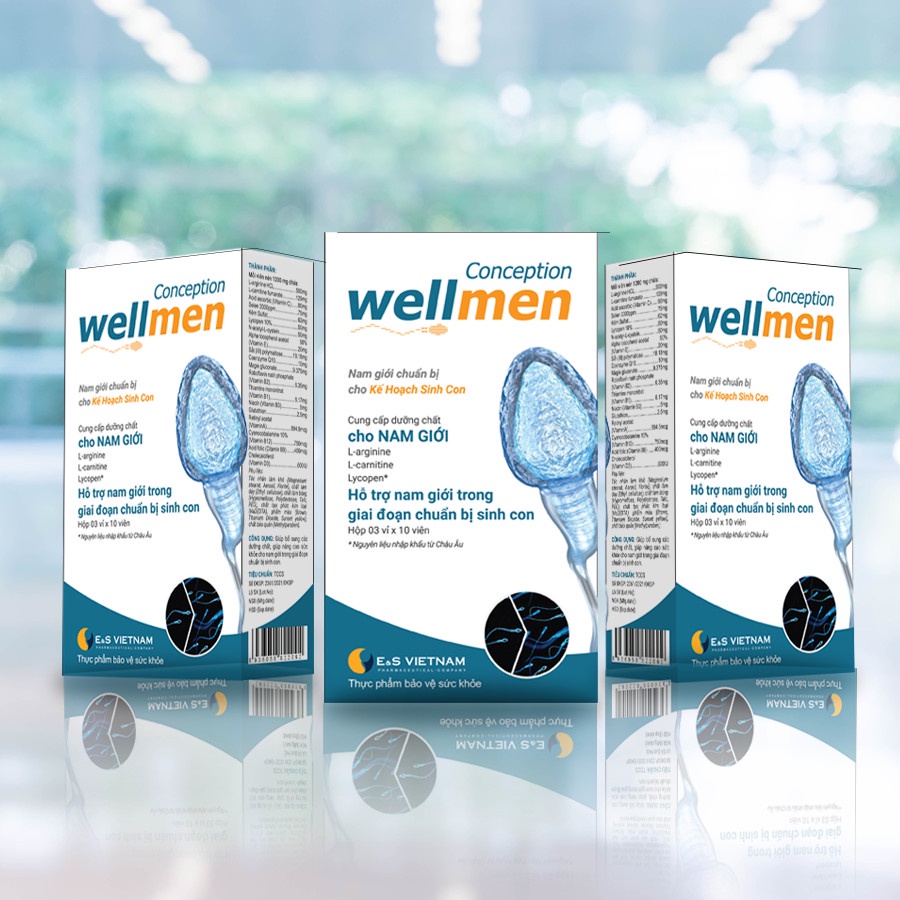 Wellmen Conception Bổ Tinh Trùng- Tăng chất lượng tinh trùng, cải thiện sức khỏe nam giới