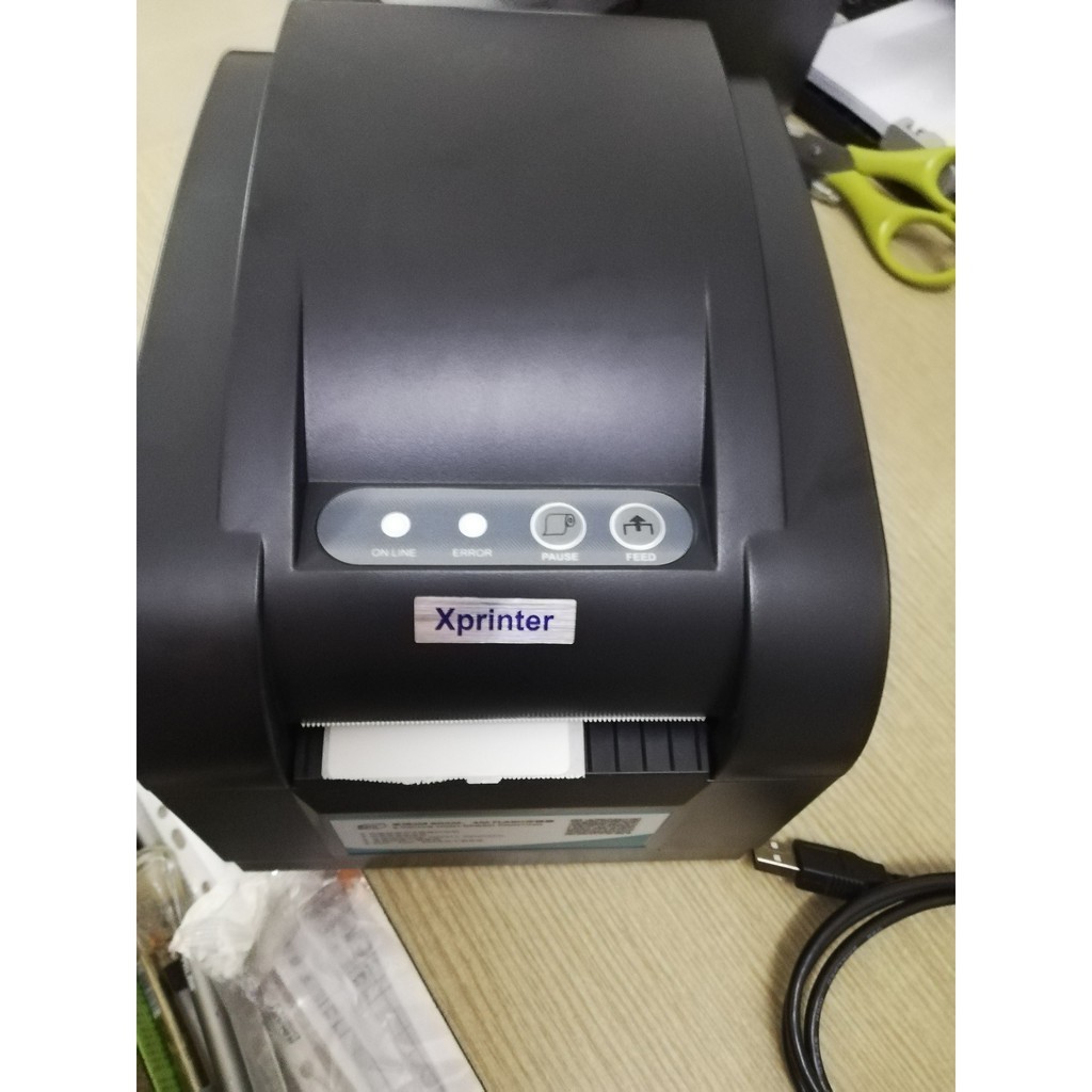 [Mã NMáy In Mã Vạch XPrinter XP 350B Phần mềm kioviet