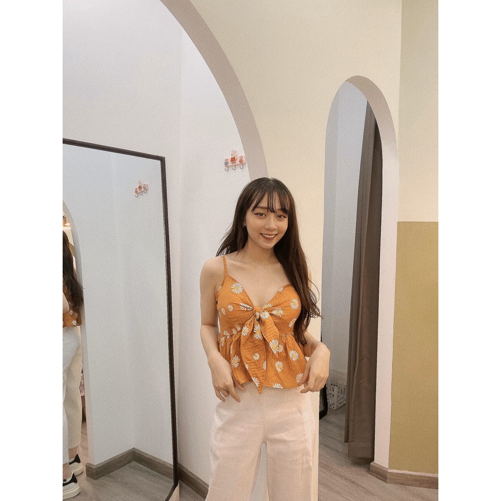 ÁO KIỂU HOA PEPUM 3 MÀU
