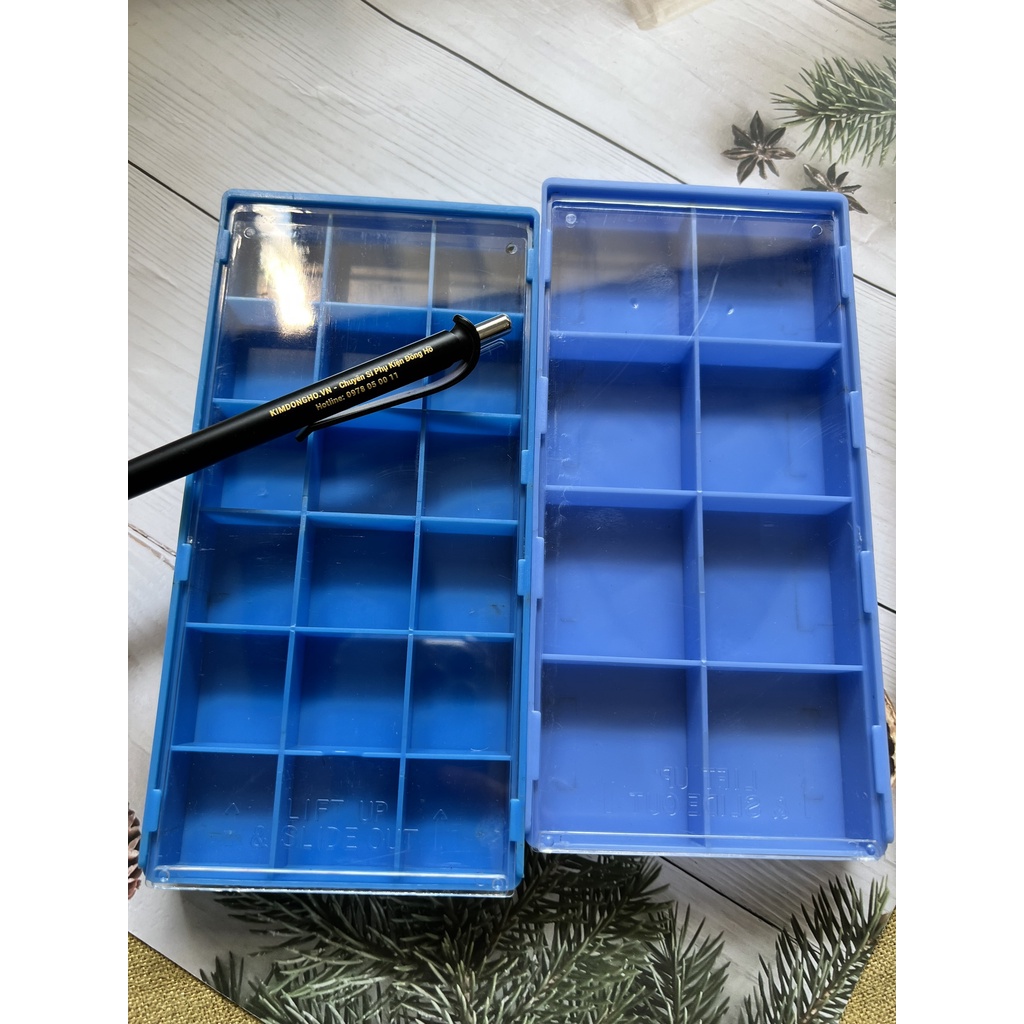 Hộp Đựng Linh Kiện Đồ Nhỏ Đồng Hồ 8 Ngăn Và 18 Ngăn