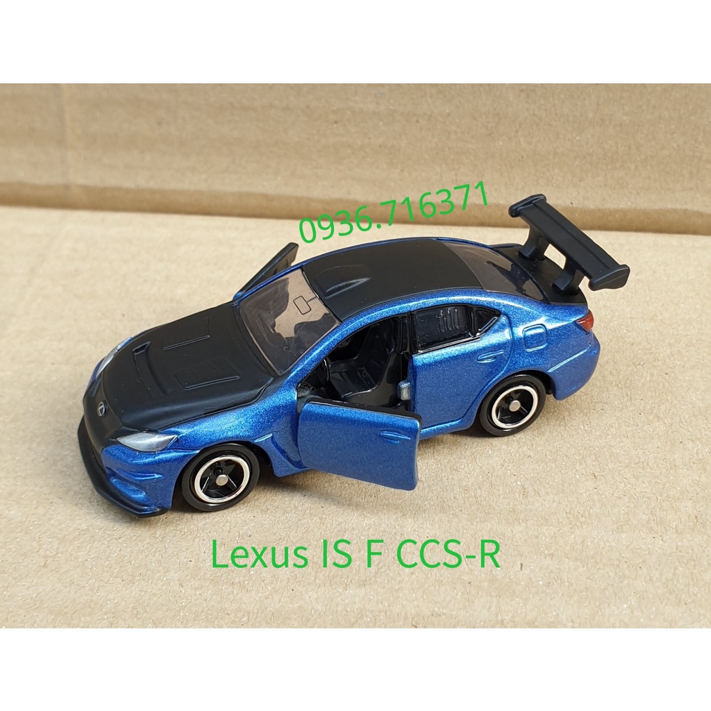 Mô hình siêu xe màu xanh mở được cửa tomica Nhật Bản