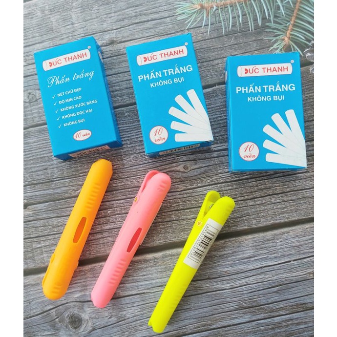 Bút kẹp phấn, kẹp màu tô Mic ⚡ SALE SỐC ⚡ Cây kẹp phấn viết bảng, kẹp sáp màu Mic cho học sinh, giáo viên