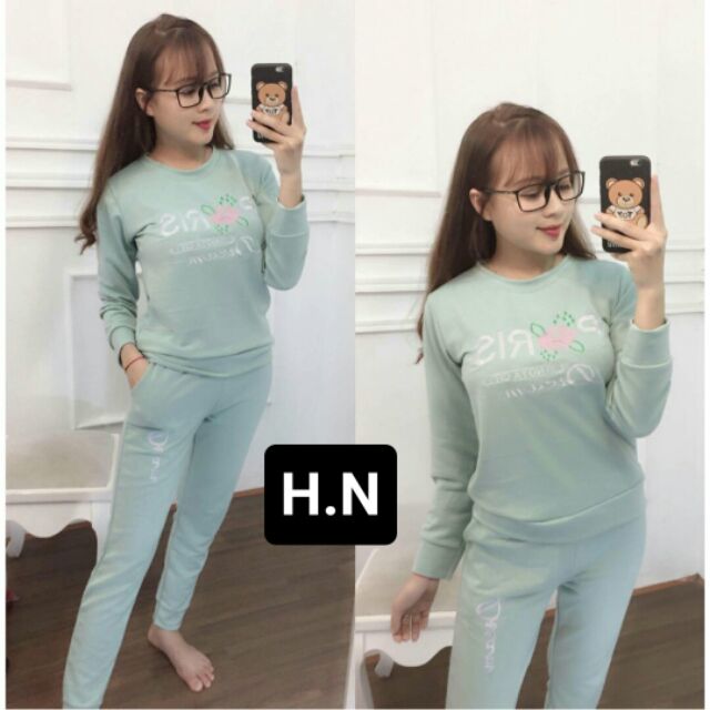 Bộ Pari Thêu