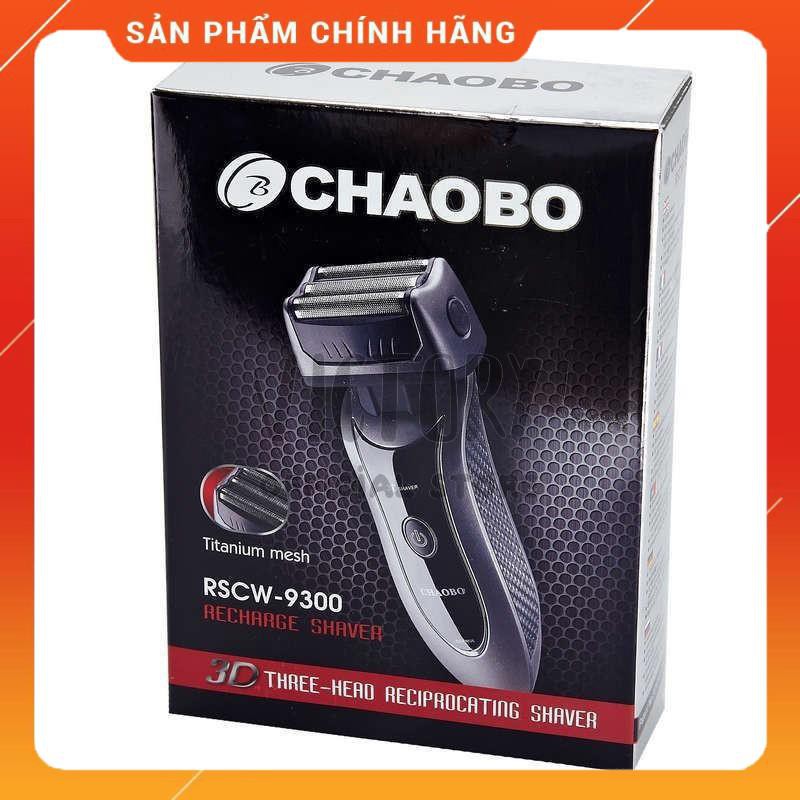 [KO ĐAU RÁT] Máy Cạo Râu 3 Lưỡi CHAOBO RSCW-9300 - Dao Cạo Râu Điện Chính Hãng Bảo Hành 12 Tháng