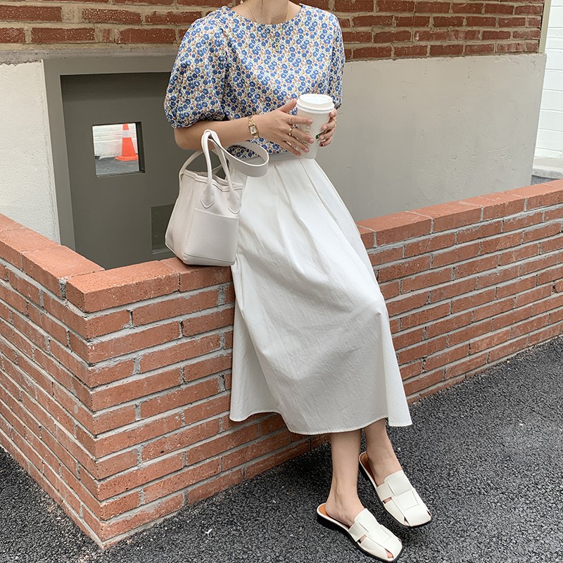 Chân Chân Váy Midi Lưng Cao Thời Trang Hàn Quốc Cho Nữ | BigBuy360 - bigbuy360.vn