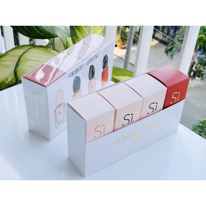 Set nước hoa Giorgio Armani Sì 4x7ml | BigBuy360 - bigbuy360.vn
