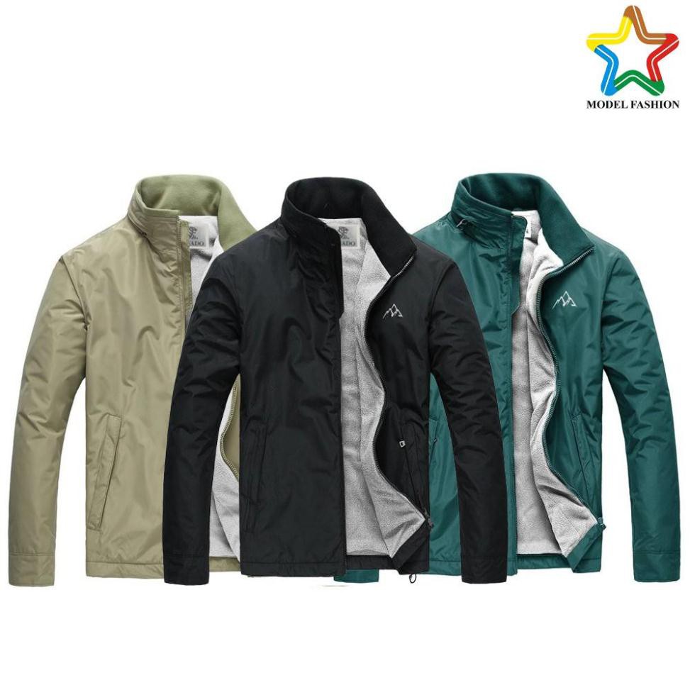 *Freeship* Áo khoác dù nam lót nỉ phối cổ cao cấp MODELCAOCAP BA19 siêu rẻ