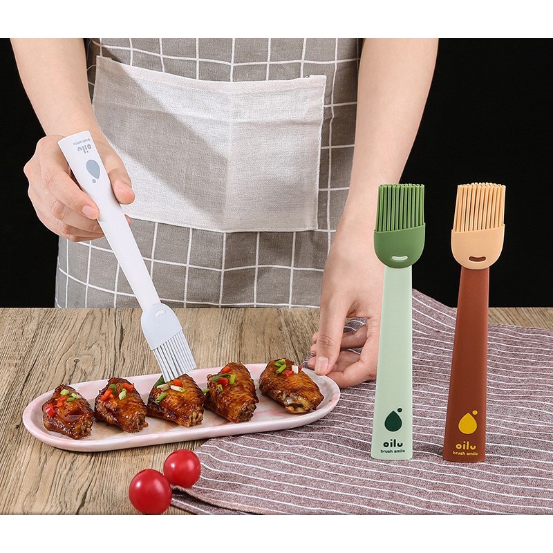 (MẪU MỚI) Cọ quét dầu / Chổi phết dầu ăn silicon cao cấp #C619 (VIP)