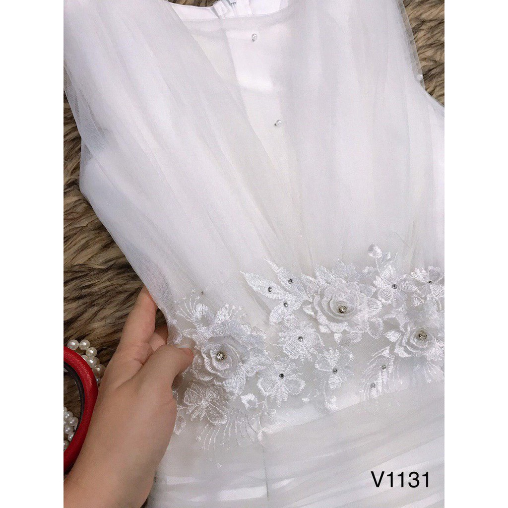 [ xả kho ] MiD Đầm ôm body quyến rũ tinh khôi V1131 Mie Design kèm ảnh thật shop chụp