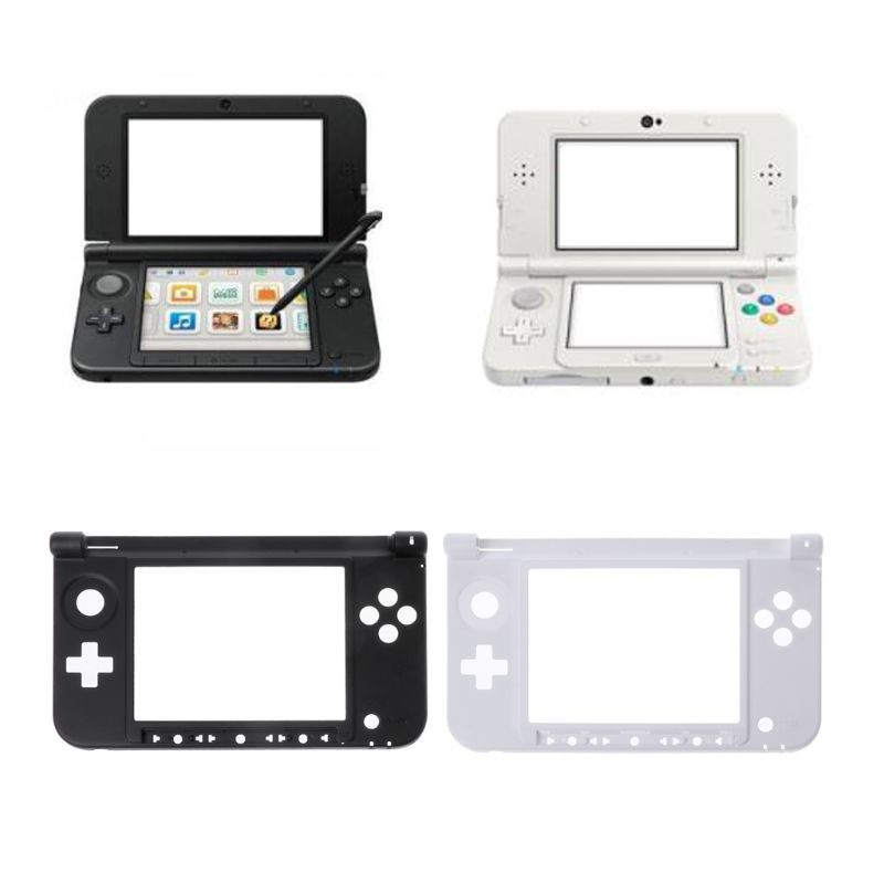 YOGA For Nintendo 3DS XL 3dsll Replacement Part Bottom Middle Shell Housing Without Lock Without Buttons