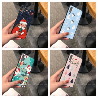 Bộ ốp kính cường lực noel dành cho samsung a50 , a50s , a7 2018 / a750 , a70 , a30s
