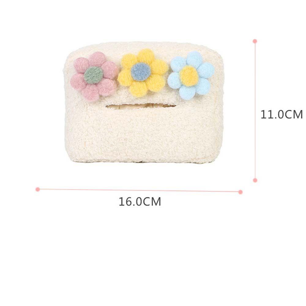 Hộp Đựng Khăn Giấy Bằng Lông Nhung Mềm Mại Sáng Tạo Gắn Ghế Ngồi Xe Hơi
