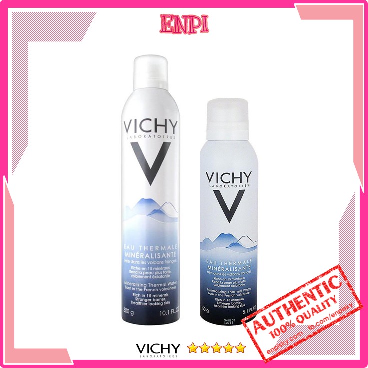 Xịt khoáng cấp ẩm bảo vệ da Vichy Mineralizing Thermal Water