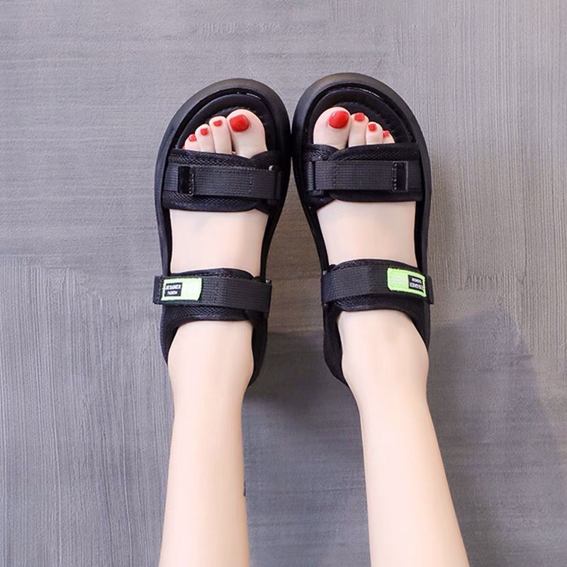 Dép Sandal quai hậu nữ đế cao su siêu mềm mẫu mới 008