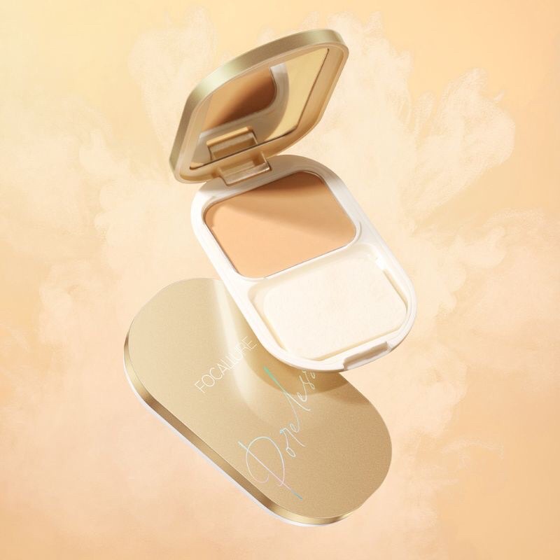 Phấn phủ FOCALLURE Lasting Poreless Compact Powder làm mờ lỗ chân lông