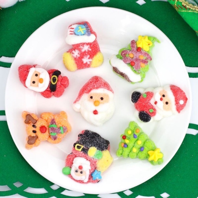 Kẹo giáng sinh Mallow Snowmen