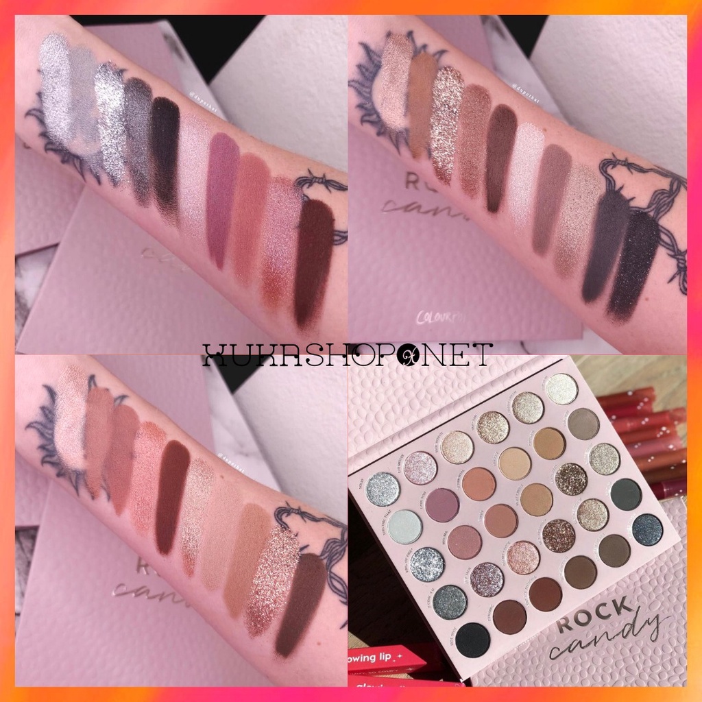 Bảng phấn mắt Colourpop Rock Candy 35 ô màu chống thấm nước lâu trôi