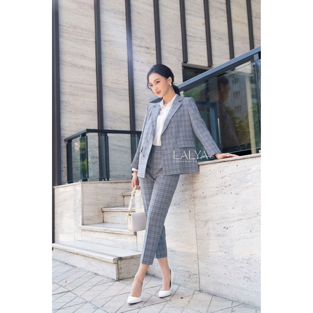 LALYA_Áo Blazer suông 3 in 1-Xám | BigBuy360 - bigbuy360.vn