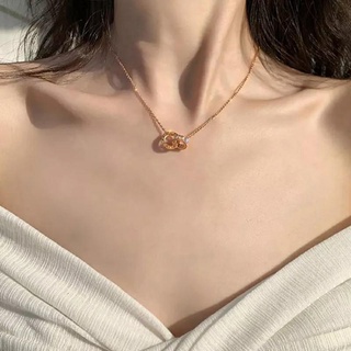 Dây chuyền titan số la mã hot trend mạ vàng ko đen