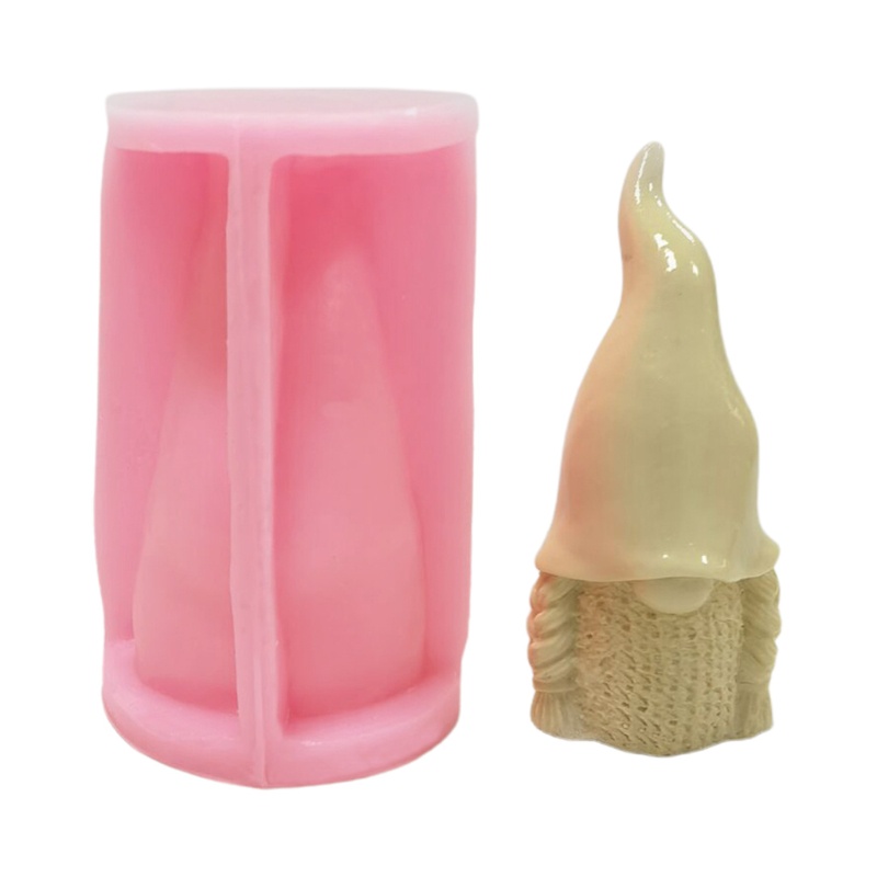 Khuôn Silicone Tạo Hình Làm Xà Phòng Hình Gnomes 3D DIY