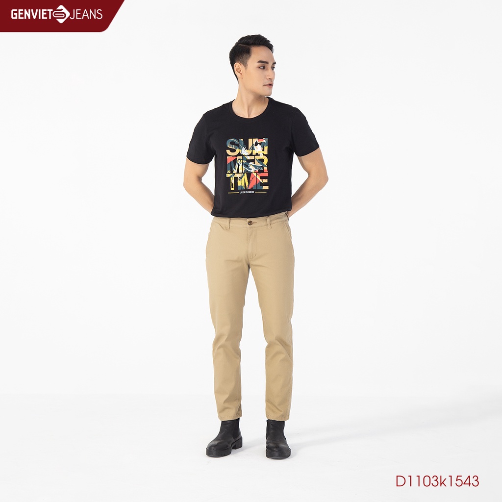 Quần Dài Kaki Nam D1103K1543 GENVIET