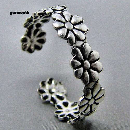 Set 2 Nhẫn Đeo Ngón Chân Phong Cách Cổ Điển Thanh Lịch Dành Cho Nữ