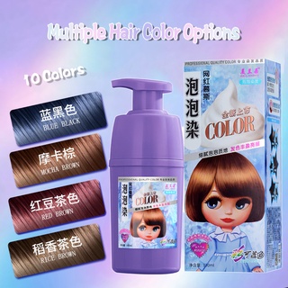 Kem Nhuộm Tóc Dạng Thỏi Vĩnh Viễn Màu Xám/Trắng/Đen/Nâu/Đỏ/Tím