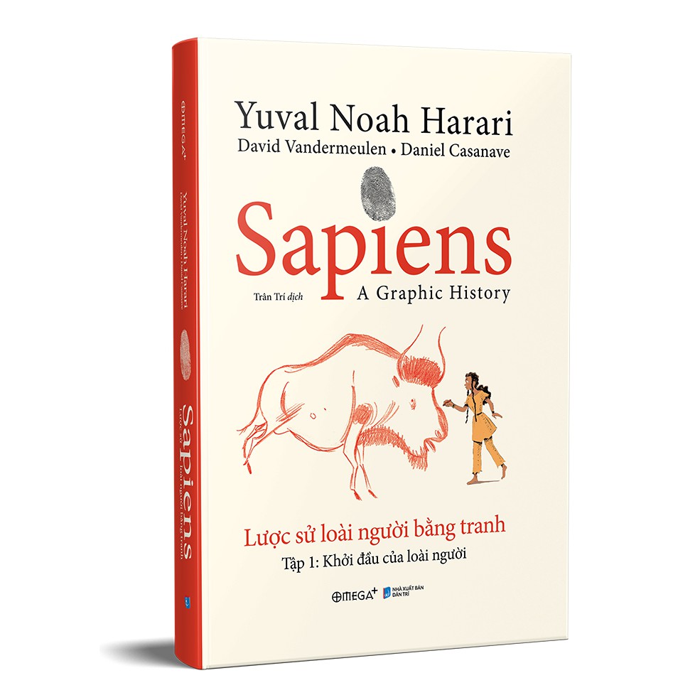 Sách - Sapiens: Lược sử loài người bằng tranh tập 1 (Tặng kèm 5 bookmark nhân vật)