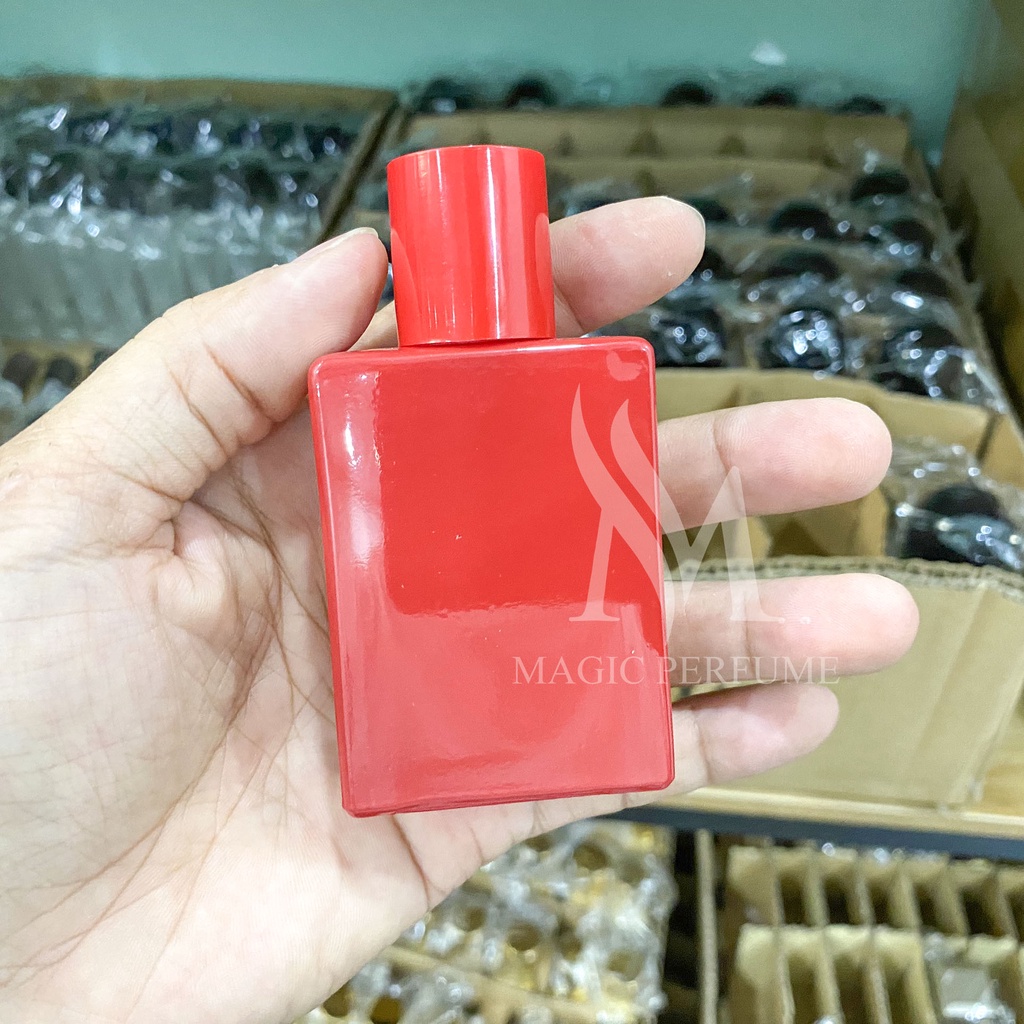 Chai lọ chiết nước hoa thủy tinh màu cao cấp 30ml kiểu Gucci dạng xịt