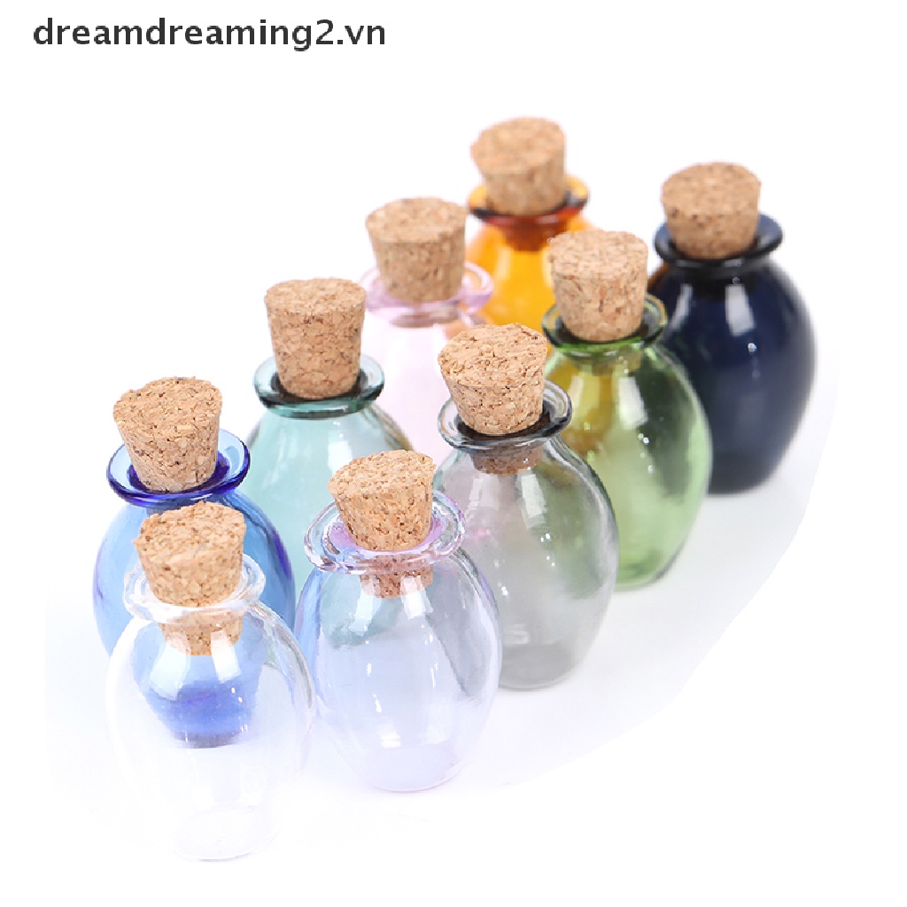 Bộ 2 Lọ Thủy Tinh mini Tỉ Lệ 1: 12 Dành Cho Búp Bê