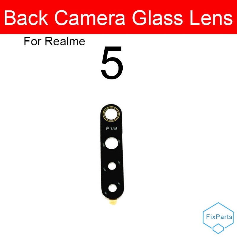 Ống Kính Camera Sau Có Miếng Dán Thay Thế Cho Oppo Realme 1 2 3 5S 5 5i 6 6i 7 7i 5G Pro